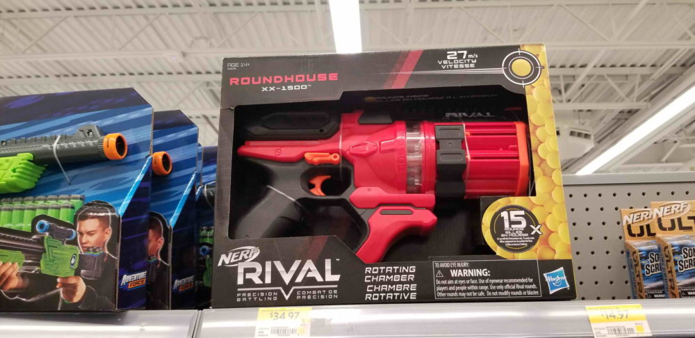 nerf rival roundhouse at walmart